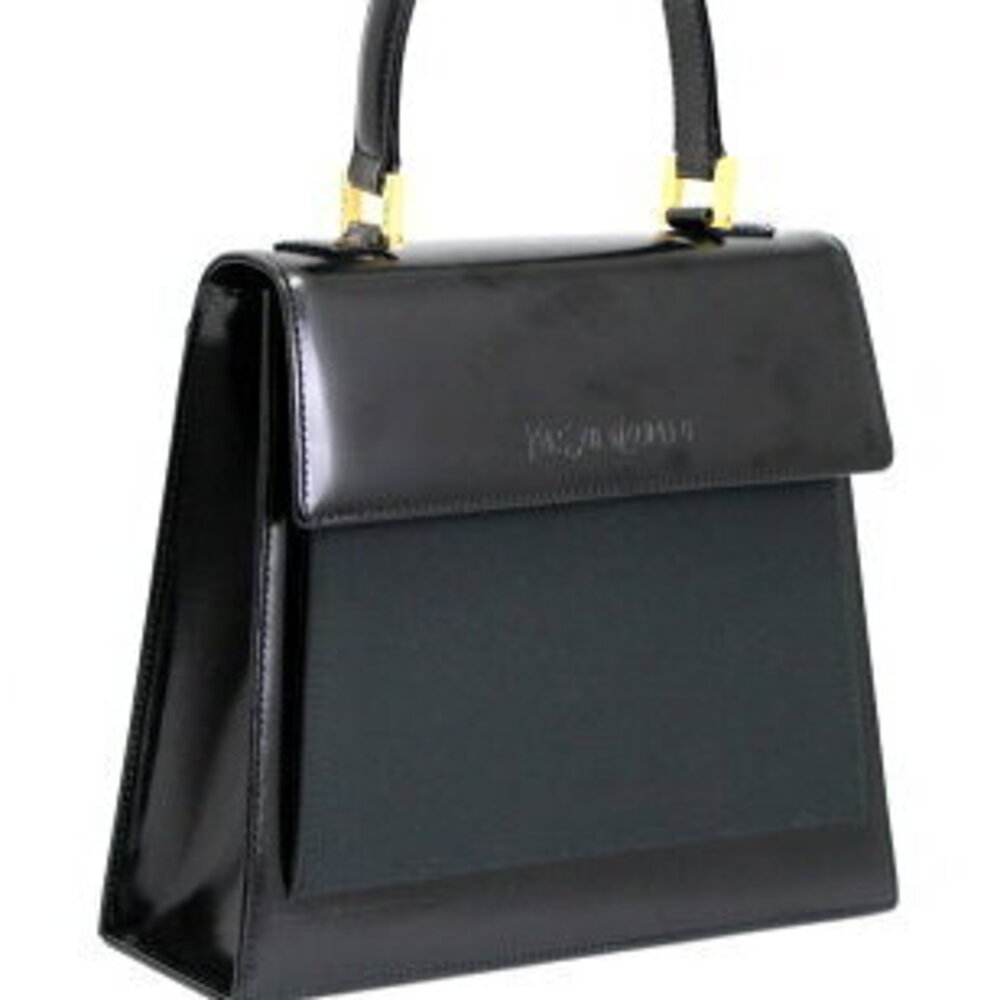 SAINT LAURENT Yves Handbag Black Leather - Picture 2 of 6